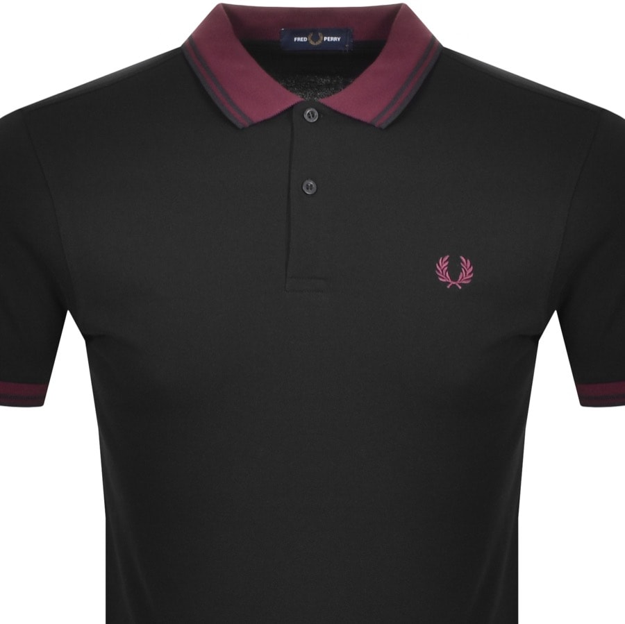 Alternative Image for ProductFred Perry Twin Tipped Polo T Shirt Black2